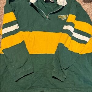 Green Bay Packers Green and Yellow Pullover